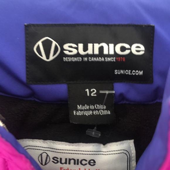 Junior’s Sunice snow pants in fuschia - Picture 3 of 3